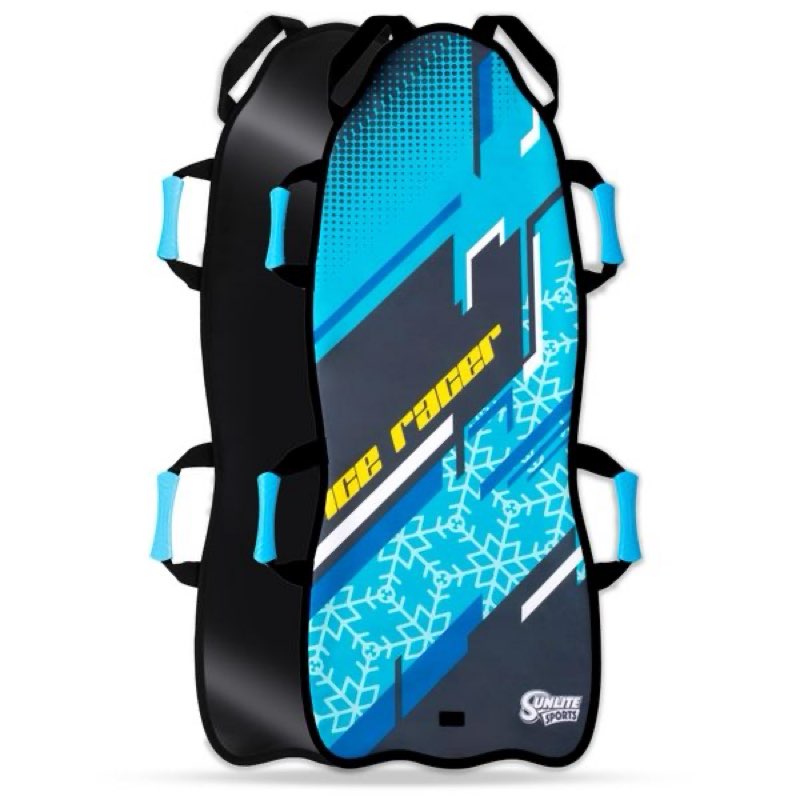 Sunlite Sports 45” Foldable & Roll-Up Snow Sled for Kids & Adults, Ultra-Portable Easy-Carry Design,