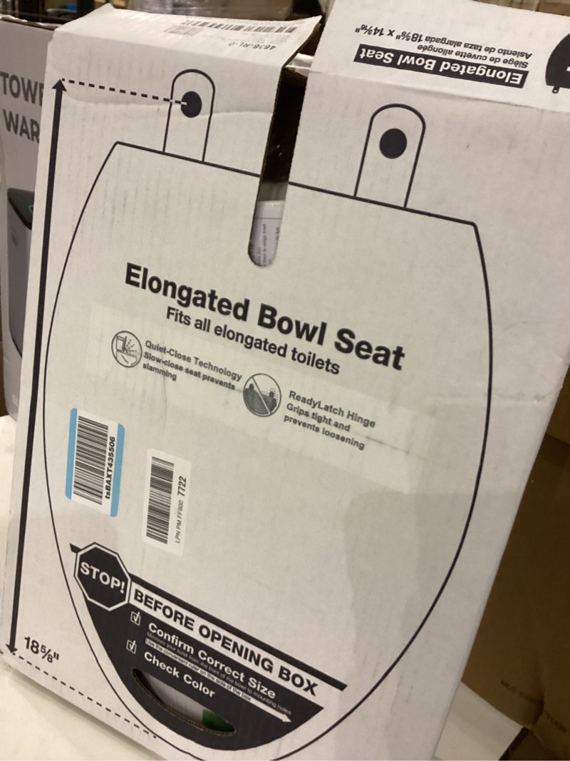 Elongated bowl seat