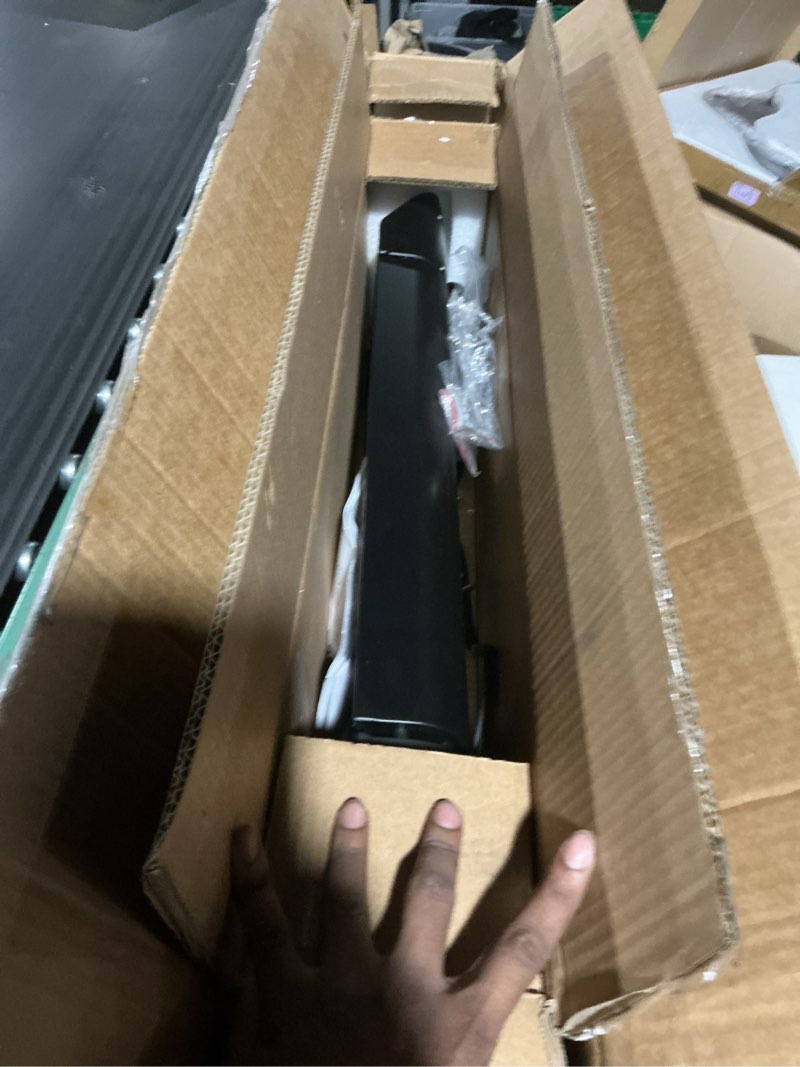 Condition photo showing As Is for Similar Dreo Tower Fan for Bedroom, 2026 Upgraded DC Motor, 28ft/s High Velocity, 20dB Ultra Quiet Standing Fan, 8 Speeds 4 Modes, 90° Oscillating Bladeless Fan for Indoors, Floor Fans with Remote, Black