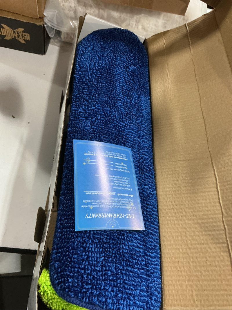 Condition photo showing Good Condition for Microfiber Spray Mop for Floors Cleaning: Wet Dry Hardwood Floor Mops with 3 Washable Reusable Pads for Swiffer Powermop - Flat Mop with Sprayer for Tile Wood Laminate Vinyl Marble Dark Blue