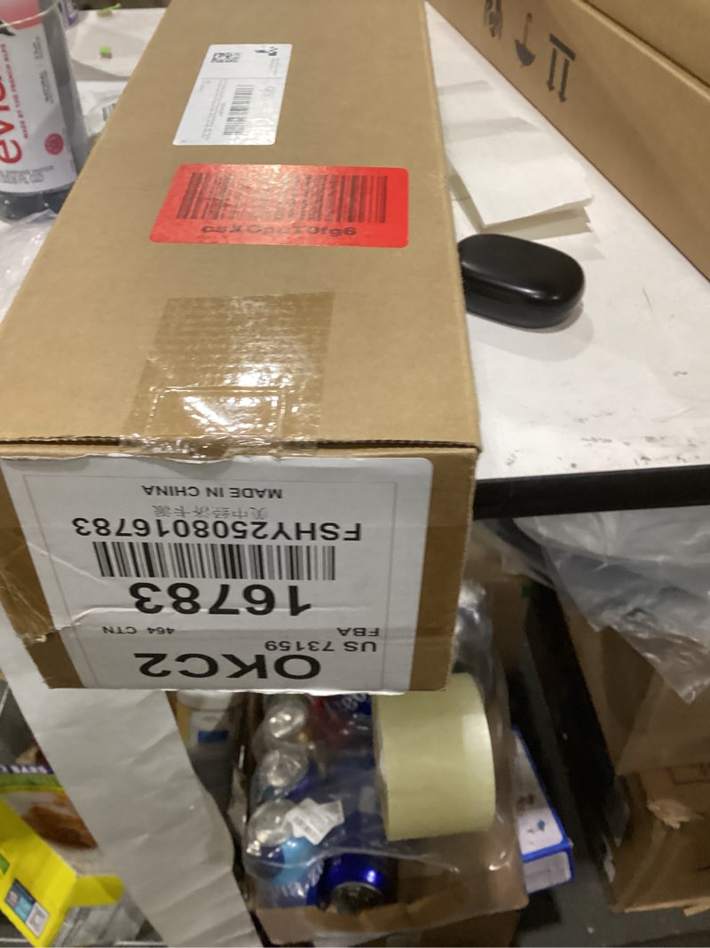 Condition photo showing New/Like New for GHV Cordless Zebra Blinds for Windows Free-Stop Shades Light Filtering Dual Layer Light Control for Day and Night (White, 29 in (W) x 64 in (H)) White 29 in (W) x 64 in (H)