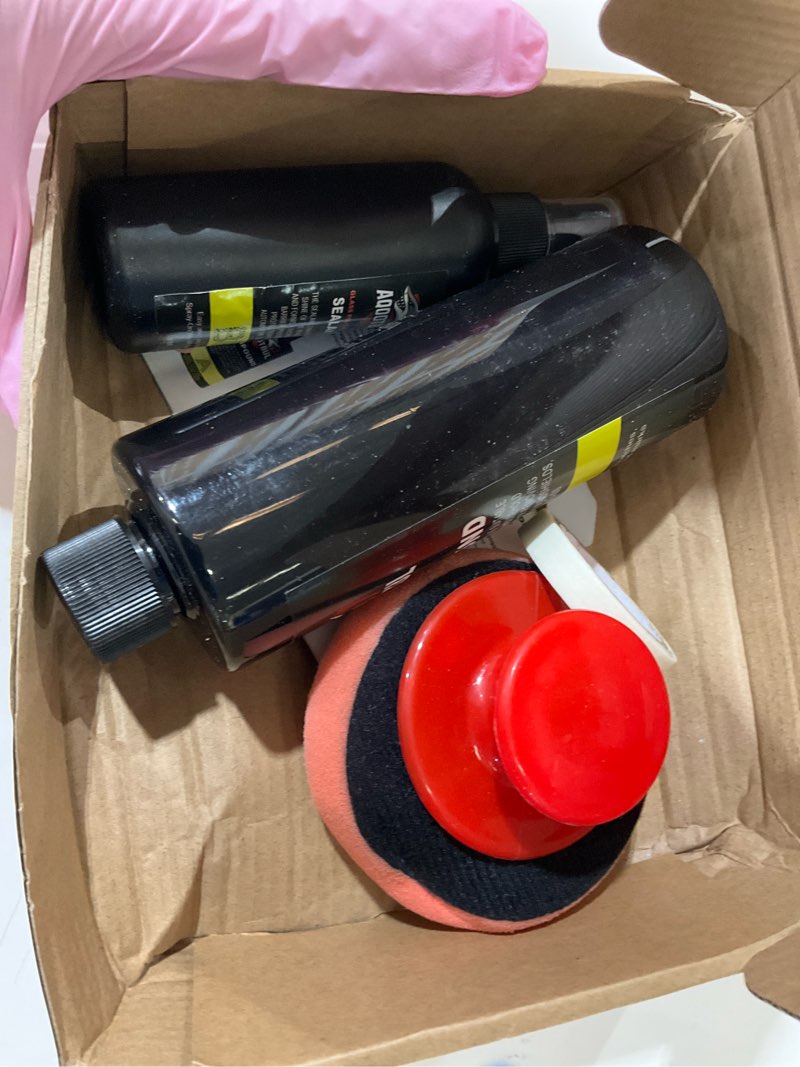 Condition photo showing As Is for Cerium Oxide Glass Polishing Kit - Remove Scratches, Water Spots & Restore Clarity | Windshield Scratch Remover with Polish & Sealant | Complete DIY Kit