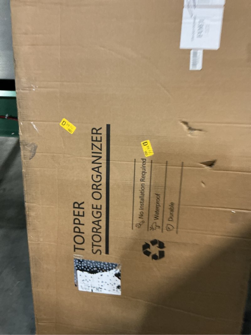 Condition photo showing New/Like New for no-installation hdpe washer dryer countertop washer and dryer topper covers for the top laundry countertop laundry room organization no water leakage,red 7#red