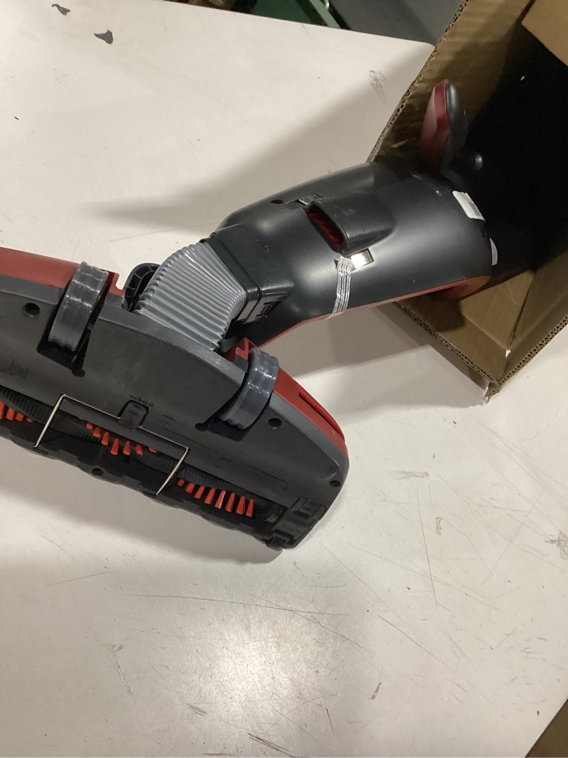 Condition photo showing As Is for Electrolux Ergorapido Pet Cordless 2-in-1 Vacuum Cleaner with Motorized Pet Nozzle for Easy Pet Hair Removal, 48-Minute Run Time, 2 Power Modes, Chili Red Pet Version