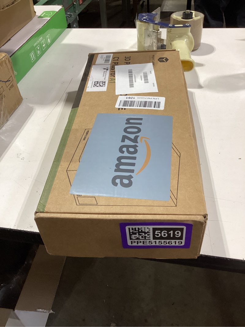 Condition photo showing New/Like New for topcube 3d printer enclosure for bambu lab a1, upgraded large size enclosure with led light, fireproof waterproof dustproof noise reduction constant temperature 3d printer cover, 580x670x670mm grey for a1