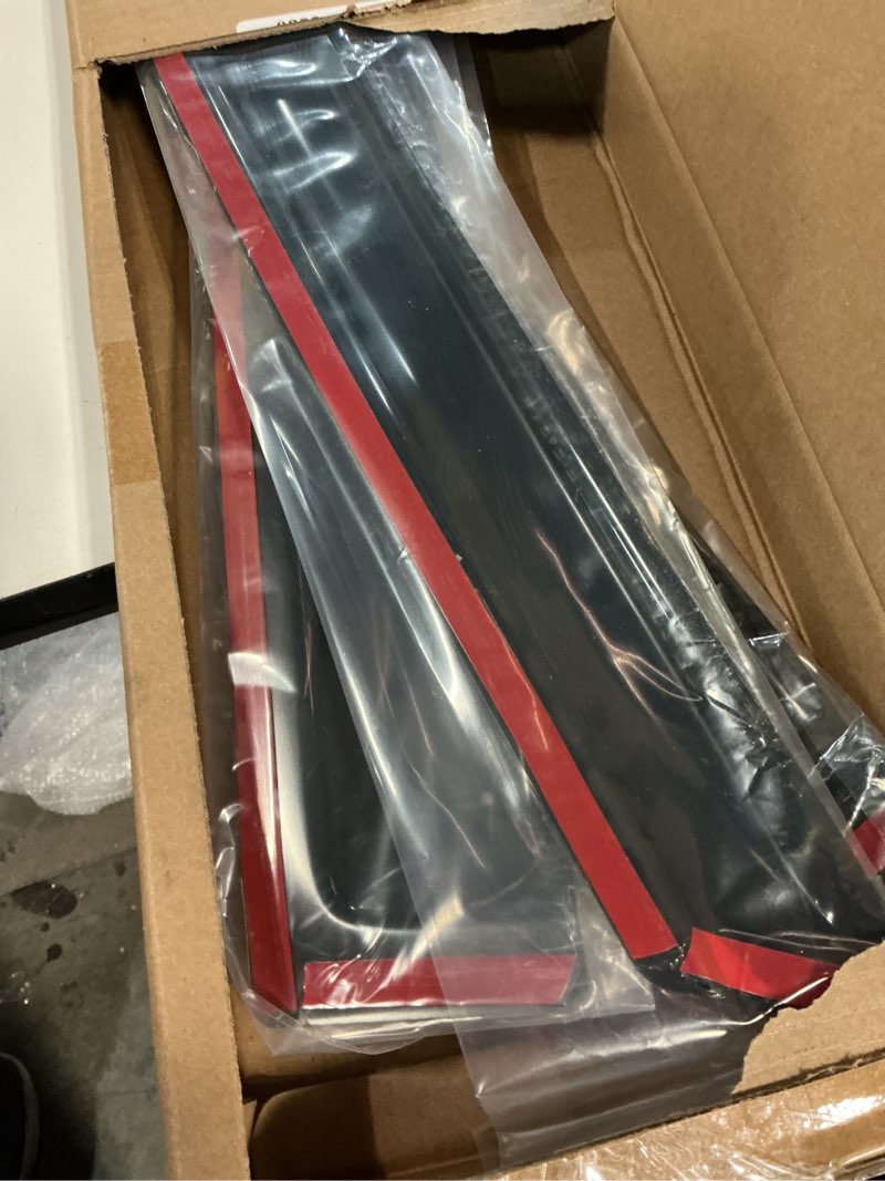 Condition photo showing New/Like New for 4PCS Rain Guards Fit for Honda Odyssey 2005-2010, Front & Rear Window Visors Wind Deflector, Outside