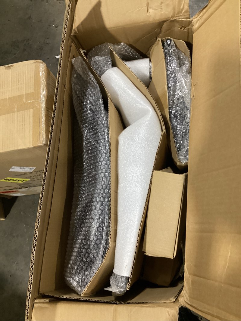 Condition photo showing Good Condition for ergonomic office chair: office desk chair with high back mesh and adjustable lumbar support rolling work swivel task chairs with wheel armrests and headrest black with headrest