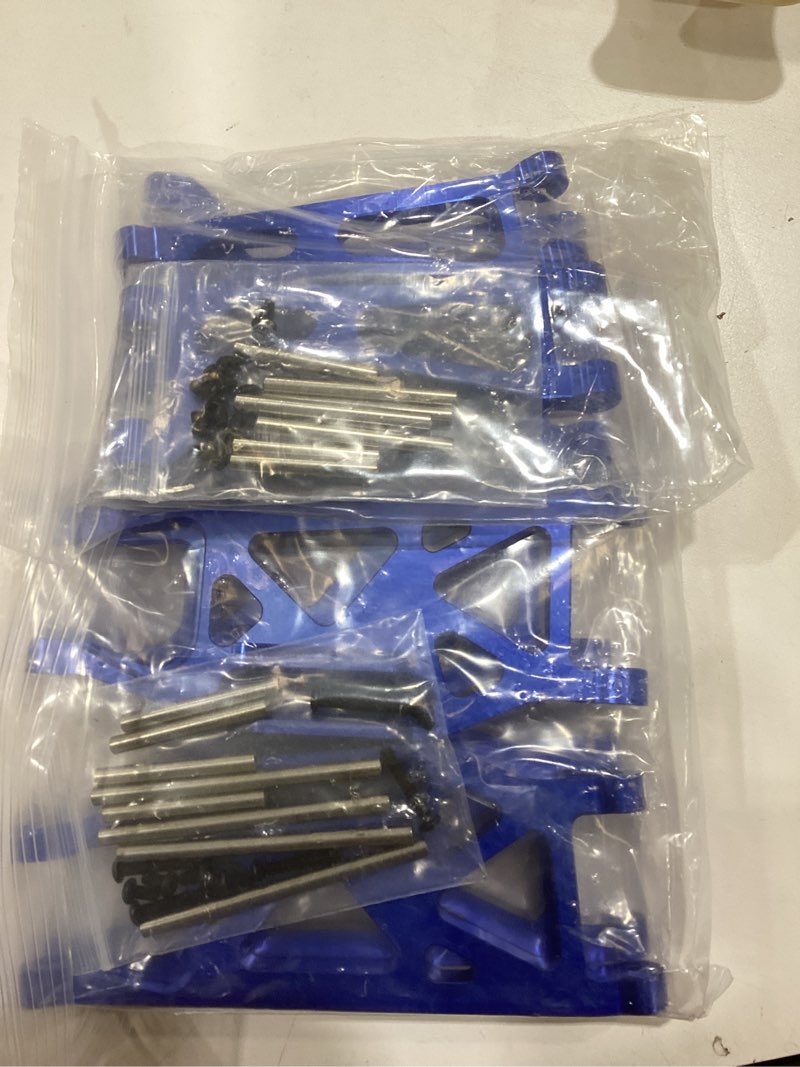 Condition photo showing As Is for 6061-T6 Aluminum Suspension Arms – Front & Rear Upper/Lower Link Set for Traxxas X-Maxx 89076 89086 (Replacement for WideMaxx 8995/8998/8999, Blue, 8PCS)