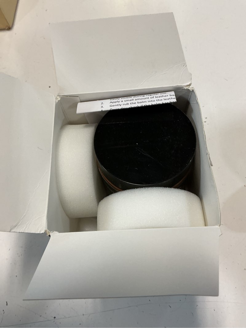 Condition photo showing Good Condition for fortivo leather recoloring balm, color restorer, scratch remover, couch paint and repair, leather balm for couches medium brown