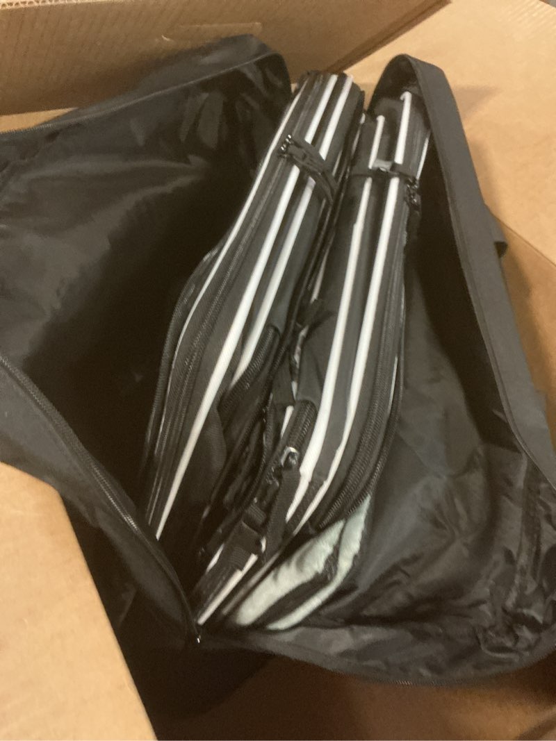Condition photo showing Good Condition for Petskd Portable Double Cat Carrier with Litter Box for Multiple Cats 2in1 Car Travel Carriers 36x17x17in Dual Large Cat Carrier with Safety Locking Zippers for Long Distance Travel Double Carrier Black