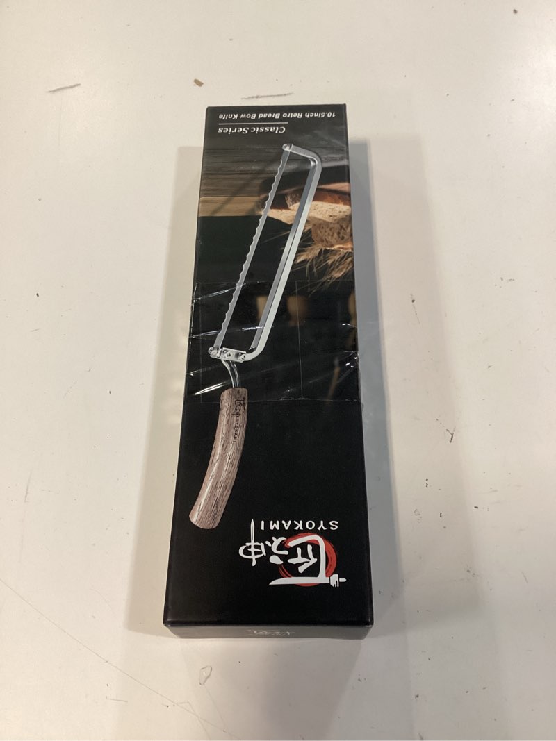 Condition photo showing New/Like New for syokami classic series 10.5-inch retro bread bow knife