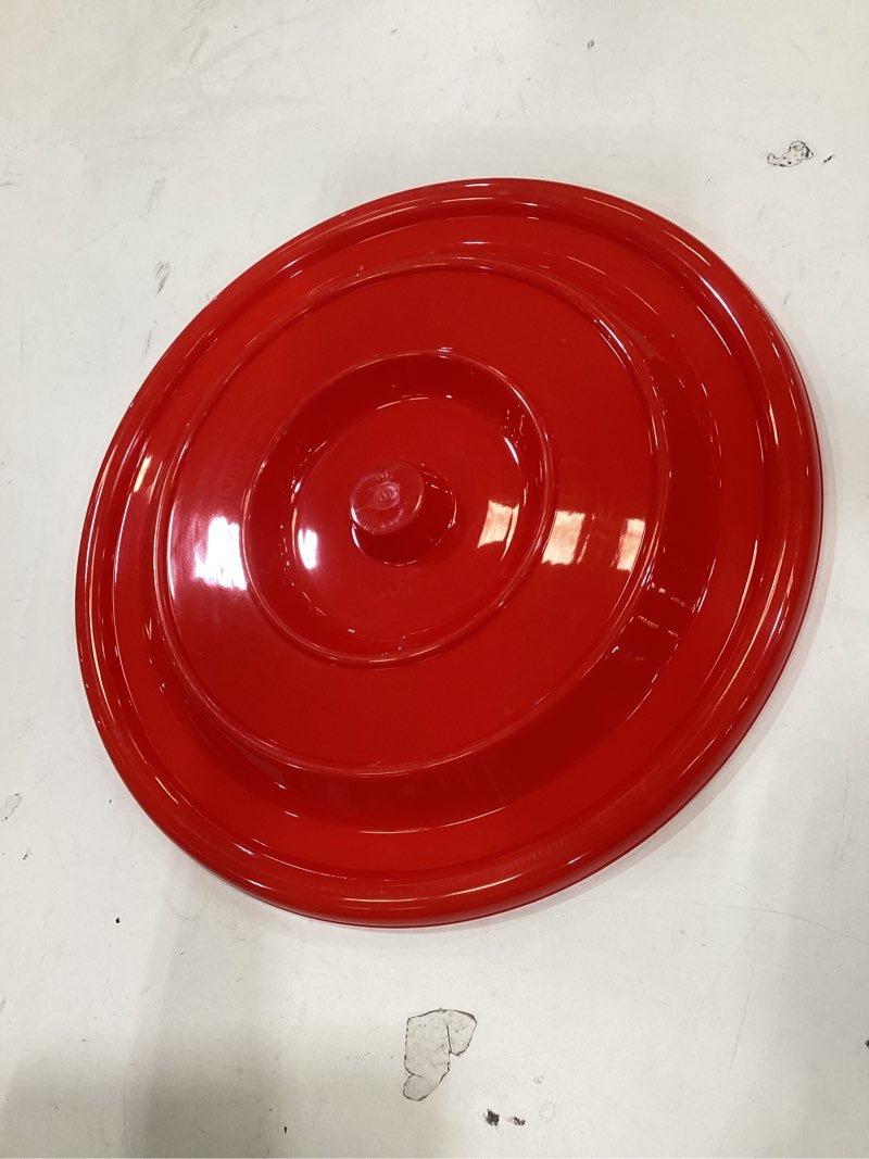 Condition photo showing Good Condition for dechous plastic round bucket lid replacement 14.57 inch garbage bin cover for trash cans water buckets outdoor indoor use