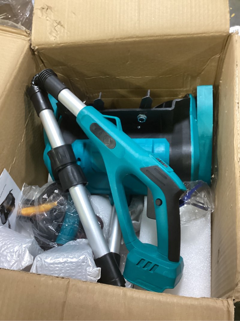 cordless electric snow shovel, with 2×4.0ah battery & charger, 12 in foldable lightweight snow blowe