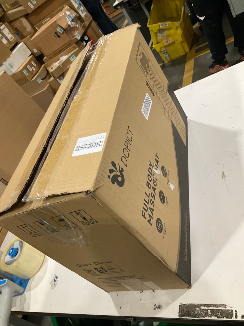 dopict massage mat, detachable neck massager, full body vibration heating, massage pad with 10 vibra