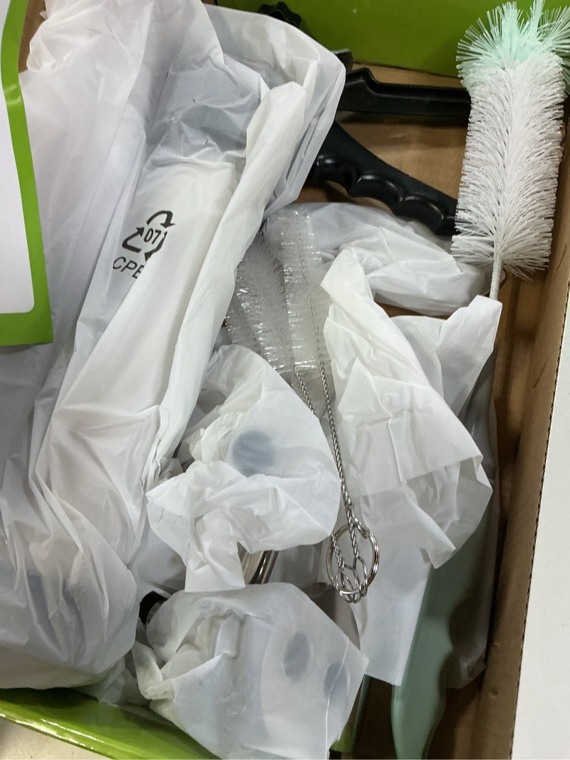 Condition photo showing As Is for Large Capacity Jerky Gun Kits, Jerky Cannon, Stainless Steel Jerky Maker, Jerky Shooter, Meat Gun, Beef Deer Jerky Making Gun Kit, Gifts for Women Men