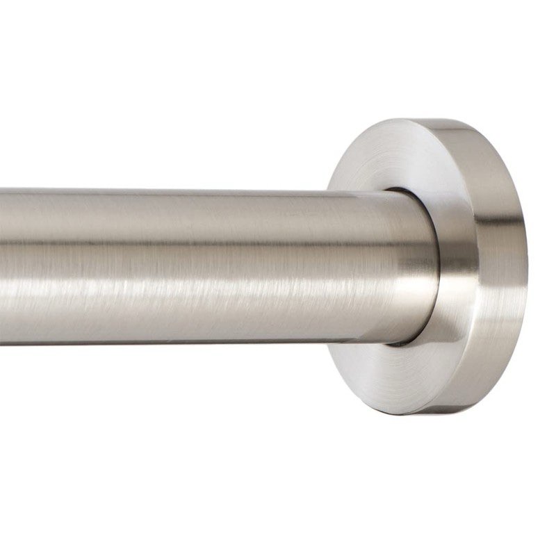 ivilon shower tension curtain rod - adjustable spring tension rod for shower curtains, bathroom, or