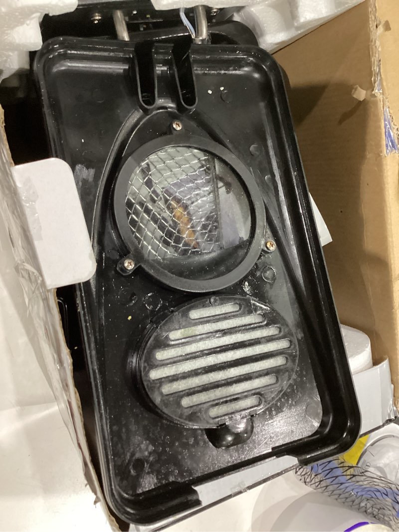 Condition photo showing As Is for elite gourmet edf2100 electric immersion deep fryer removable basket adjustable temperature, lid with viewing window and odor free filter, 2 quart / 8.2 cup