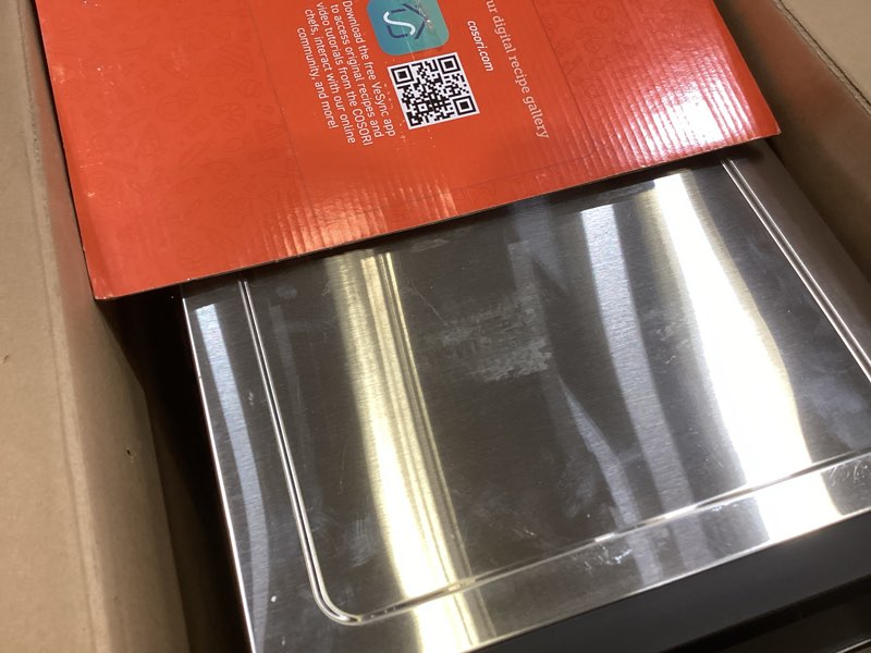Condition photo showing Good Condition for cosori food dehydrator for jerky, 176°f temperature control, 5 stainless steel trays dryer machine, 4 presets, 48h timer, for dog treats, meat, fruit, veggies, snacks,bright-silver bright-silver 5 trays 5 trays dehydrator