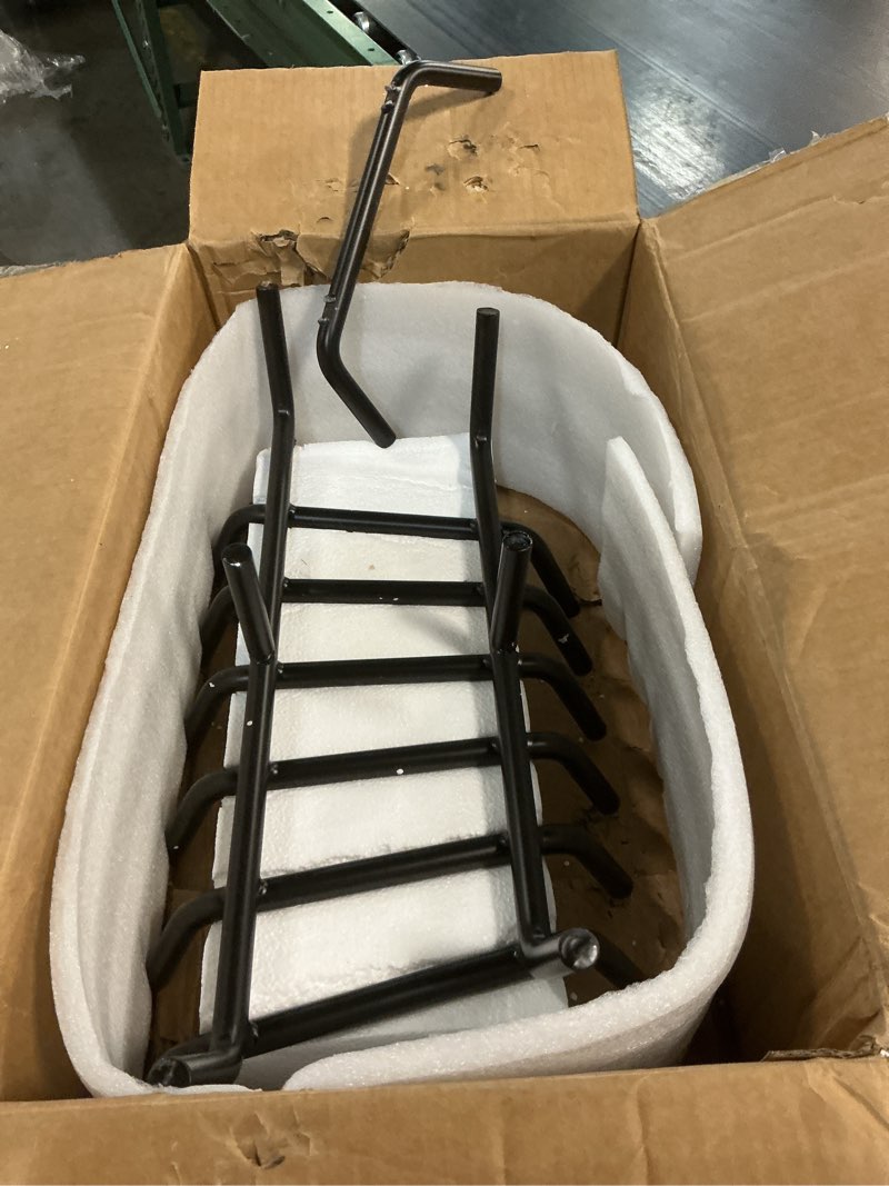 Condition photo showing As Is for suzlon fireplace grate 24 inch 7 bar fireplace log grate heavy duty solid steel indoor chimney hearth with 6 enhanced stability legs kindling tools pit wood stove firewood burning rack holder 24inches