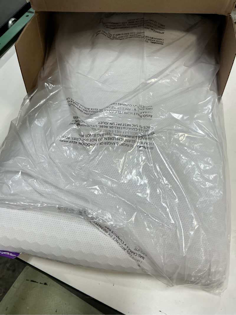 Condition photo showing Good Condition for purple harmony pillow – talalay latex foam cooling pillow for combo or side sleepers, 360º hex gelflex grid for no-pressure support and luxurious weightless feel - standard, medium feel, low height standard – low