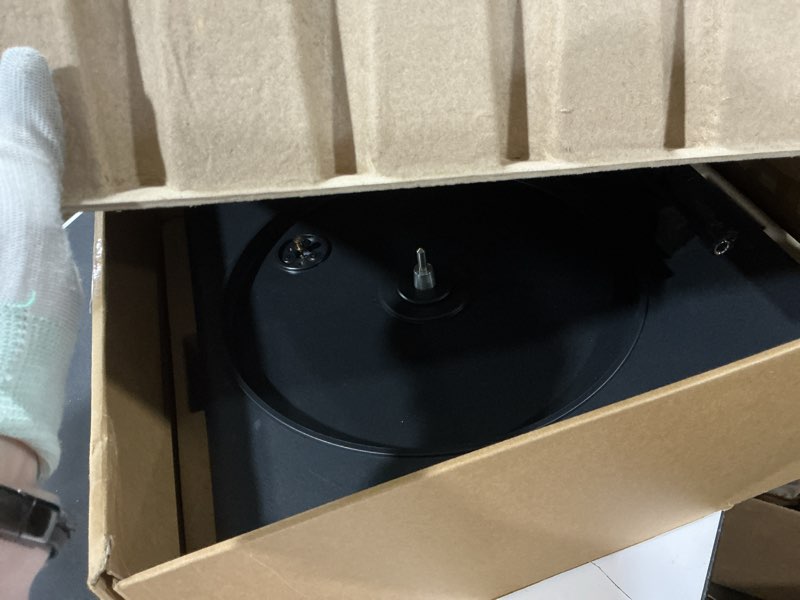 Condition photo showing Good Condition for victrola stream onyx - wi-fi streaming 2-speed turntable with bluetooth output, works with sonos, upnp wi-fi streaming, roon ready relay, premium moving magnet cartridge and aluminum tonearm (black) onyx stream (works with sonos)