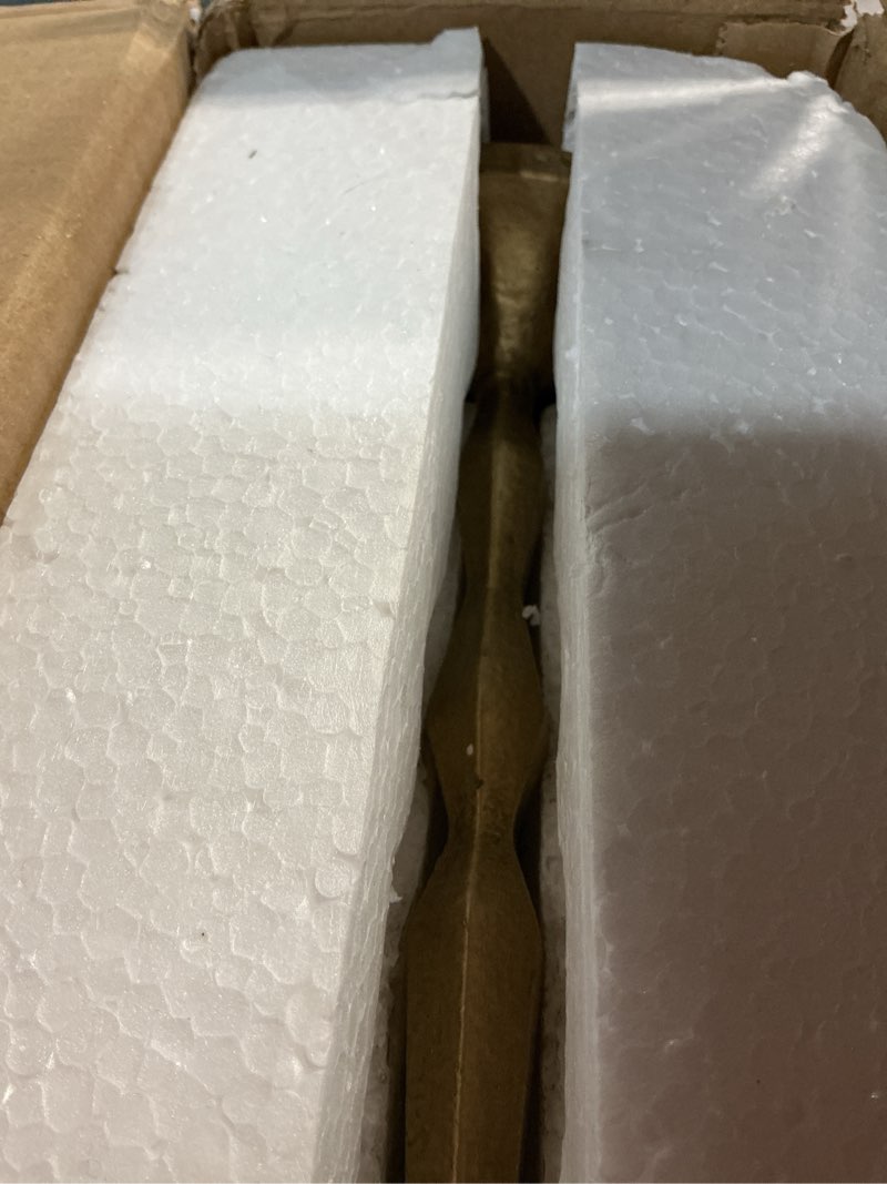 Condition photo showing Good Condition for antique gold candlestick holders - heavy duty cast iron candle stick holder set of 2 - unique taper candle holder for entryway, table decor or housewarming gift