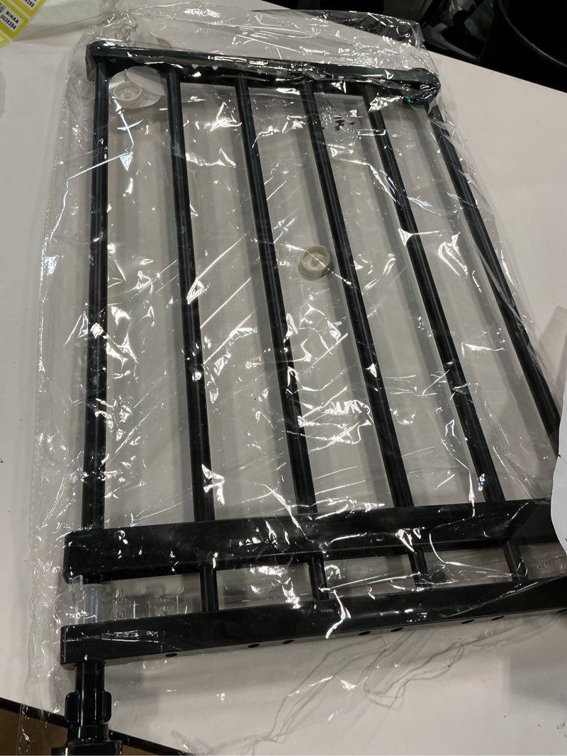 Condition photo showing As Is for Short Dog Gate Expandable Adjustable Versatile Easy Installation Step Over Pet Gate for Indoor Doorway Stair Window Kitchen (2)