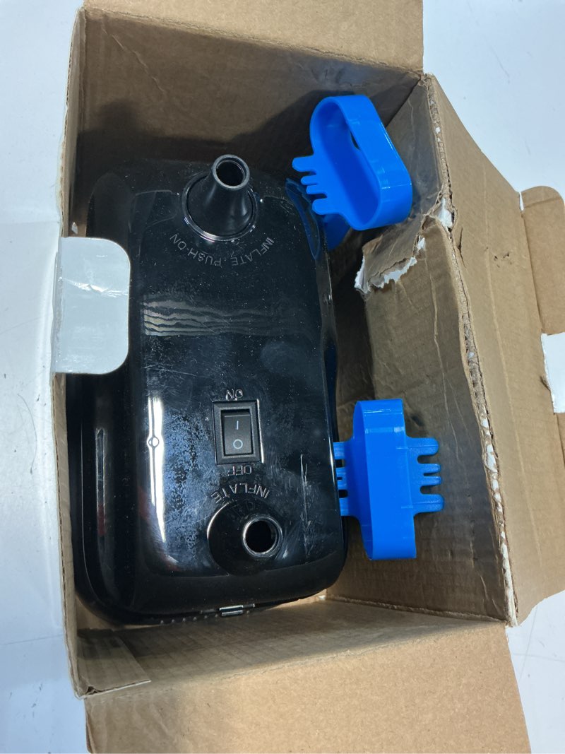 Condition photo showing Good Condition for balloon pump electric, dual nozzle balloon inflator air pump, fast & easy inflation for party decorations, birthday decorations – lightweight, portable balloon blower machine