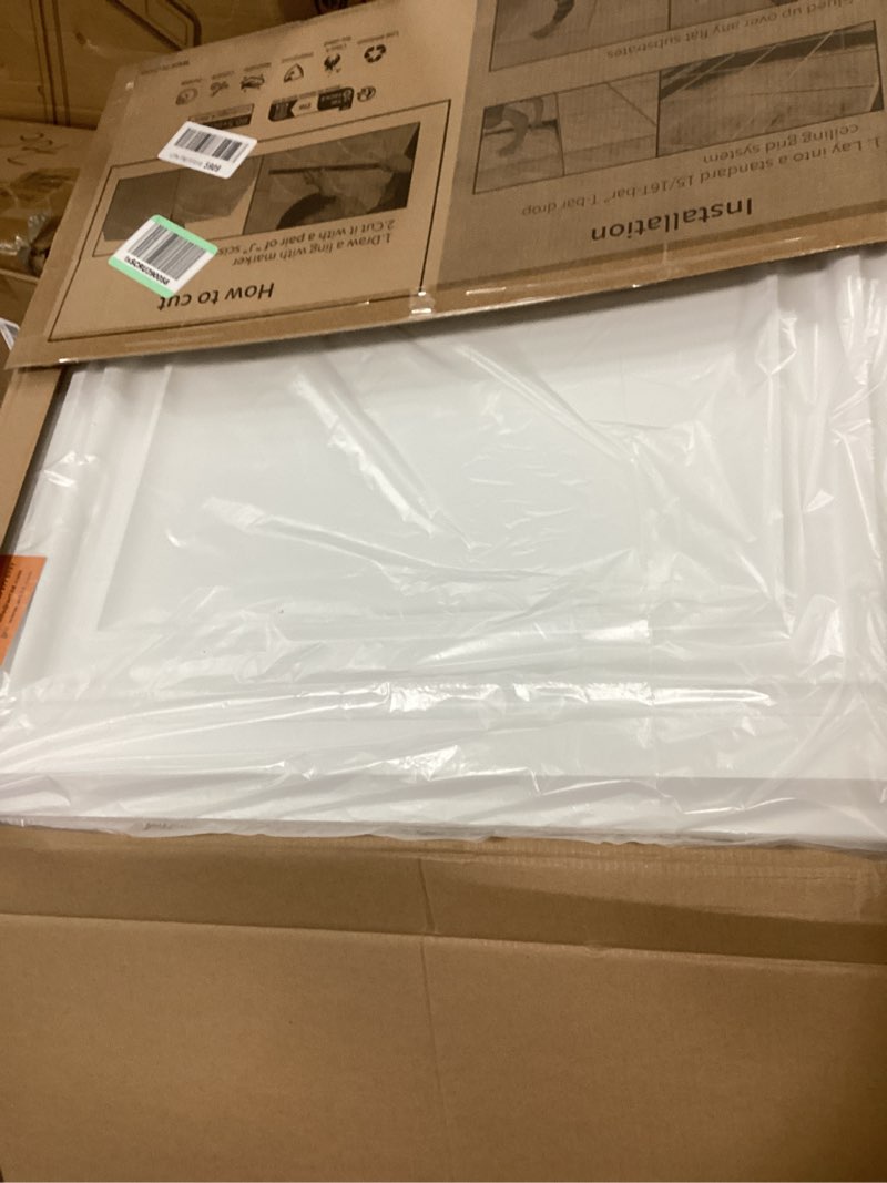 Condition photo showing Good Condition for Art3d PVC Ceiling Tiles, 2'x2' Plastic Sheet in White (12-Pack)
