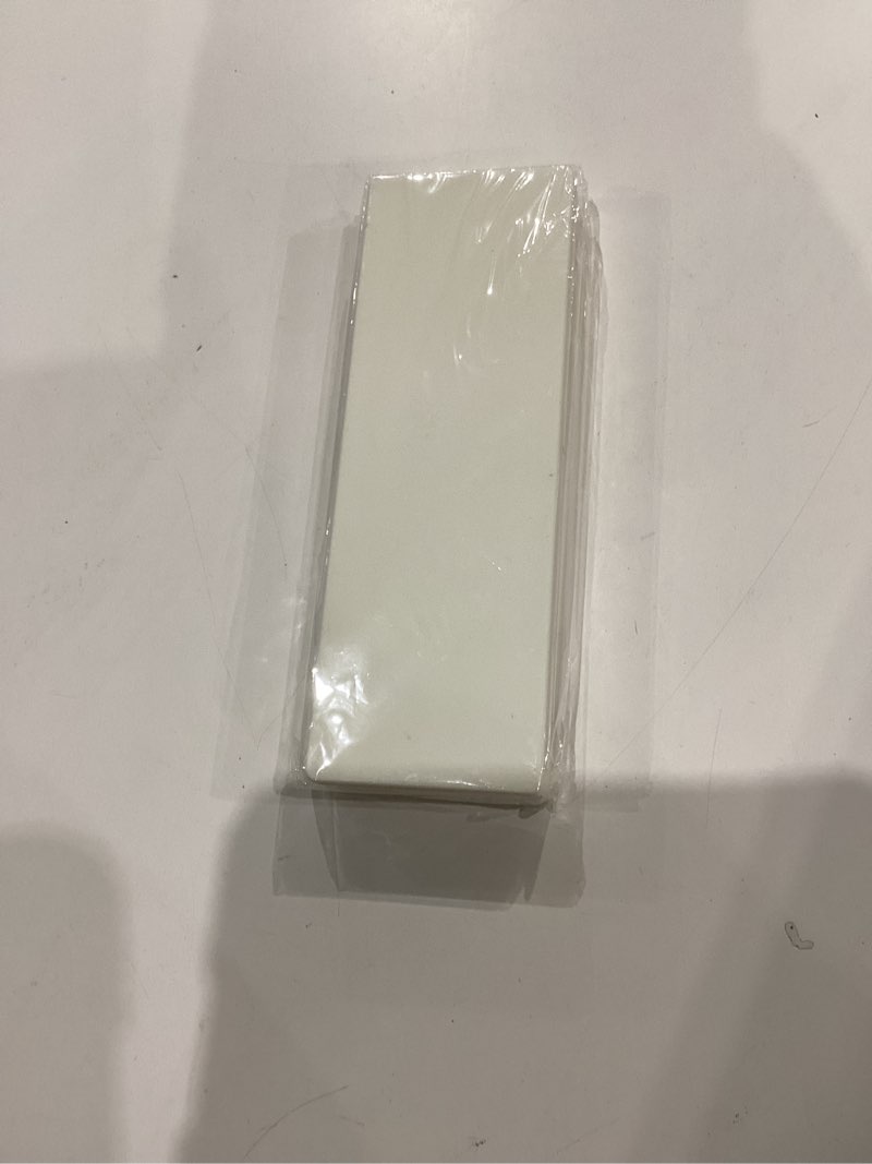 Condition photo showing New/Like New for Crush-Proof Rice Rusk Baby Teether Cookie Holder: Diaper Bag Essential (White)