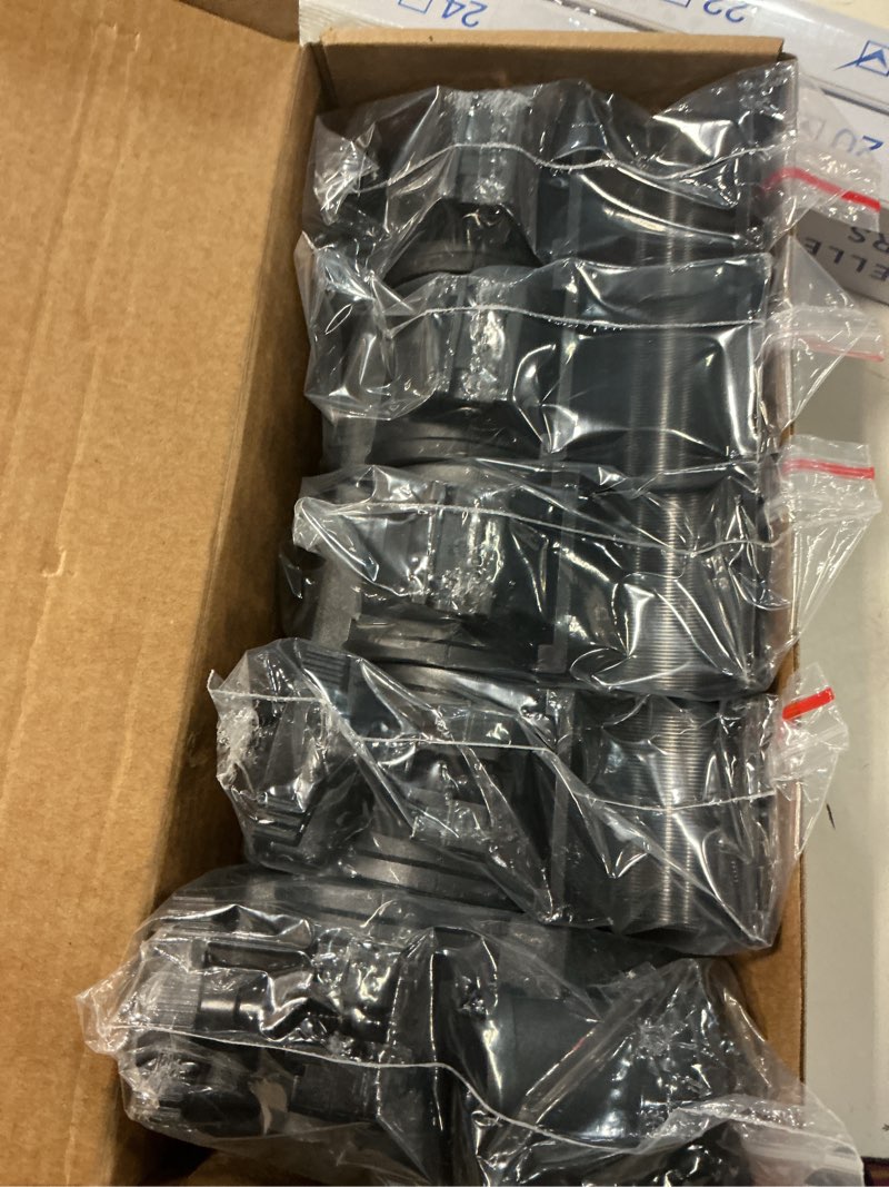 Condition photo showing New/Like New for 5 pack stage light clamps, dj o truss hook for 1" 1-1/2" 2" tube | for par light, 33 lbs, plastic
