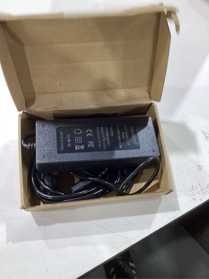 Condition photo showing Good Condition for 36v charger compatible with nordictrack commercial s22i s27i s10i s15i elliptical studio cycle ntex02117 ntex02117nb ntex02121 ntex02422 22" fitness bike in3603500 418190 charger power cord