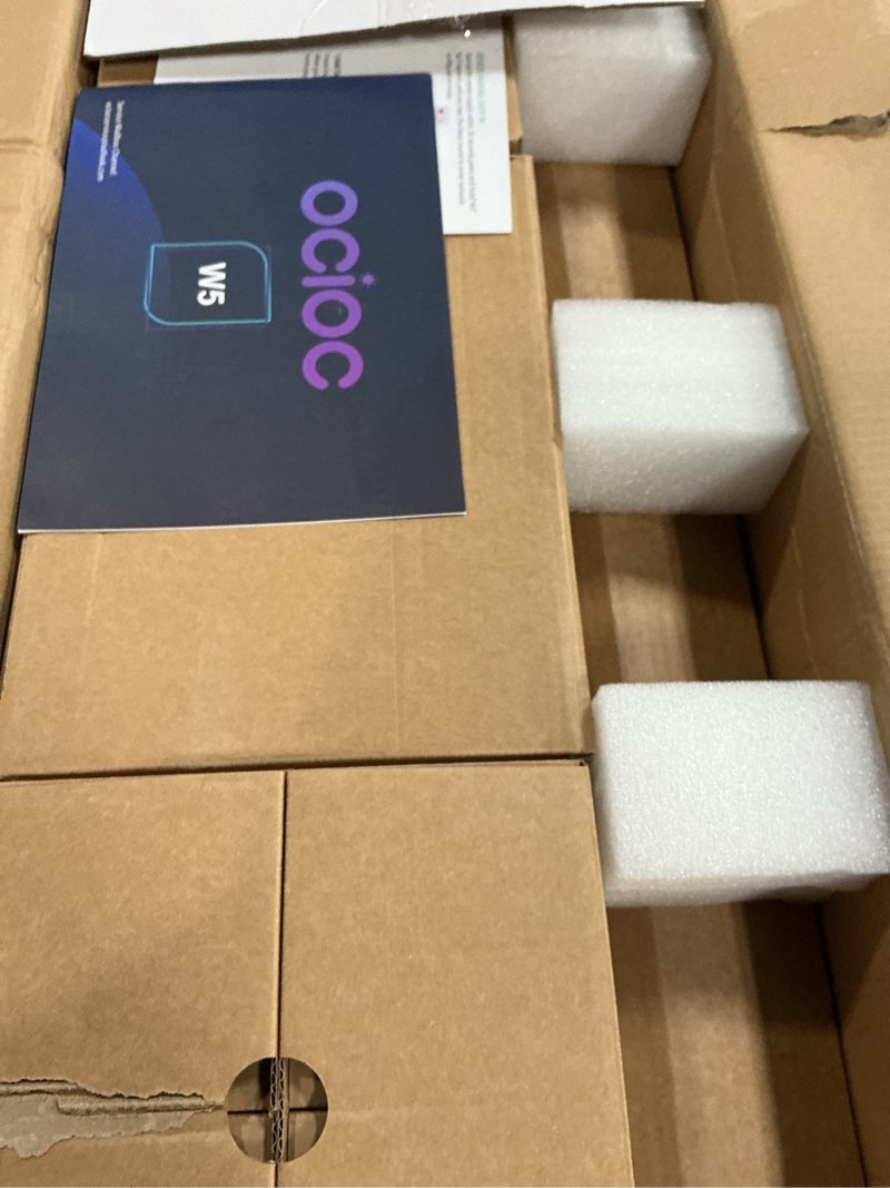 Condition photo showing New/Like New for ocioc 52 Inch Smart Ceiling Fan,Modern Ceiling Fans with Lights and Remote,Compatible with Alexa/Google Home/APP,Reversible,Dimmable,3 CCT,Timer,Black Ceiling Fan for Bedroom,Living Room Black 52 inch Smart