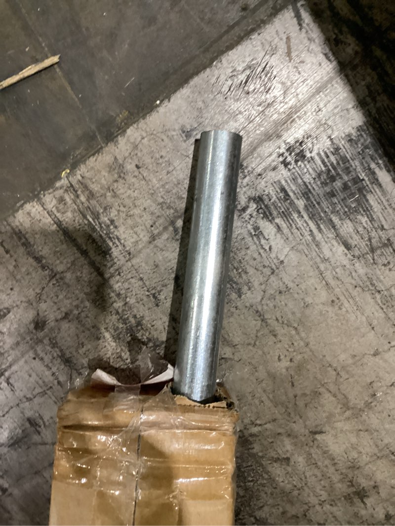Condition photo showing Good Condition for heavy-duty 1-inch od 11-gauge hot rolled steel shaft galvanized steel garage door torsion tube/shaft, 9-ft 10-inch length, rust-resistant for residential & commercial doors systems