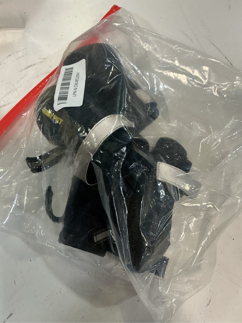 Condition photo showing Good Condition for qumy dog shoes for large dogs, medium dog boots & paw protectors for winter snowy day, summer hot pavement, water-resistant in rainy weather, outdoor walking, indoor hardfloors skid-resistant sole black size 2: 1.9''x2.4''(w*l) (pack of 4)