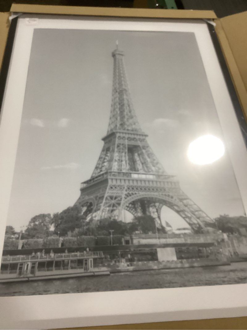 Condition photo showing Good Condition for upsimples 24x36 Poster Frame, Display Pictures 20x30 with Mat or 24 x 36 Without, Wall Hanging Picture Frames, Black, 1 Pack Black 24x36