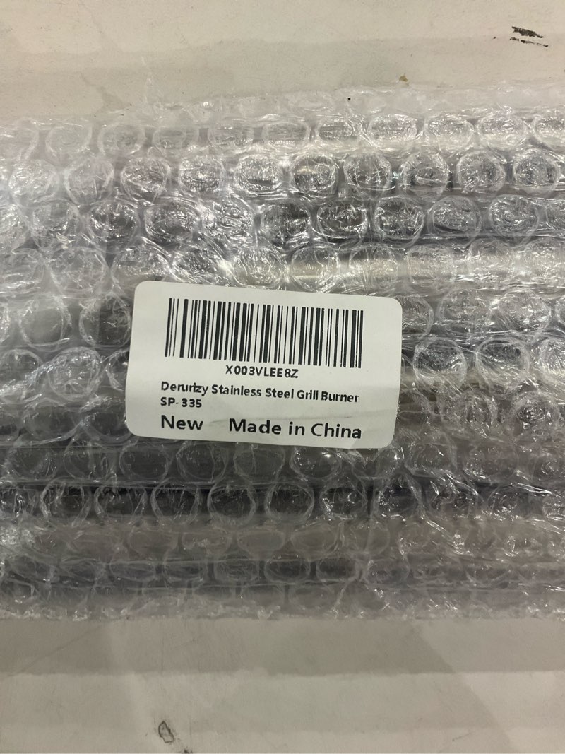 Stainless steel grill burner