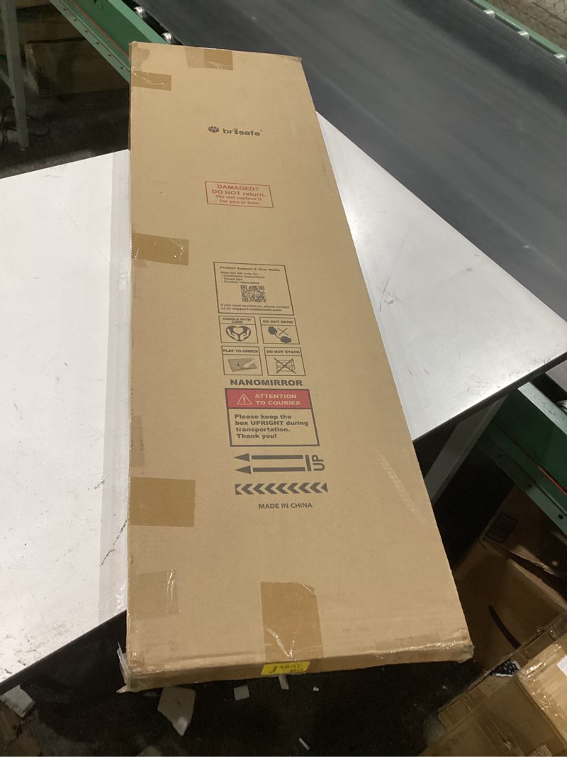Condition photo showing Good Condition for long rectangular mirror with white border