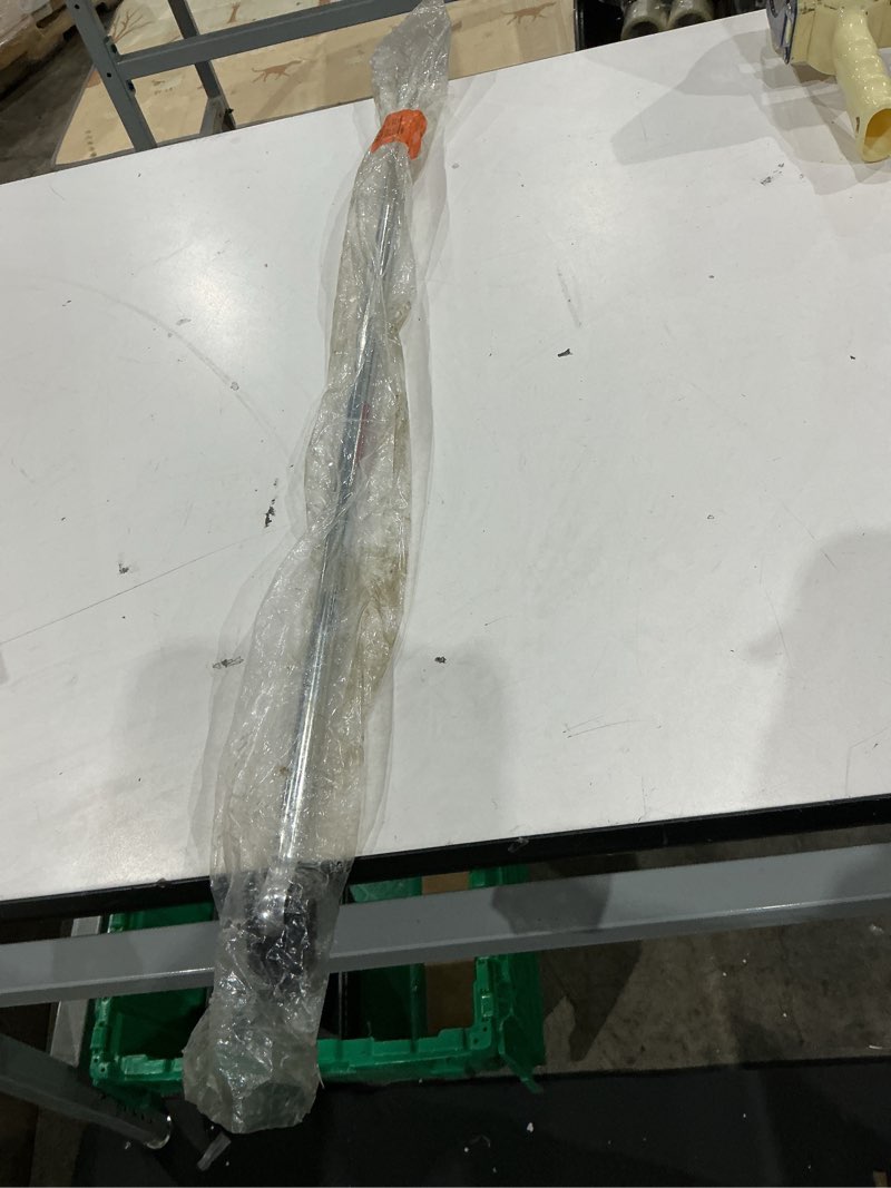 Condition photo showing As Is for 32-inch 1/2” drive breaker bar, heavy duty extension breaker bar, 250° rotatable head, premium chromium molybdenum steel, mechanical work, automobile and motorcycle maintenance and repair 1/2" 32 in