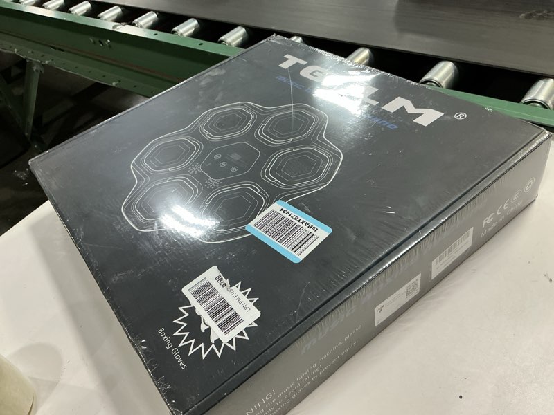 Condition photo showing New/Like New for Music Boxing Machine, Smart Bluetooth Boxing Machine with Gloves, Wall Mounted Music Punching Trainer for Kids Adult, LED Electronic Boxing Workout Target with 9 Modes & 9 Speeds