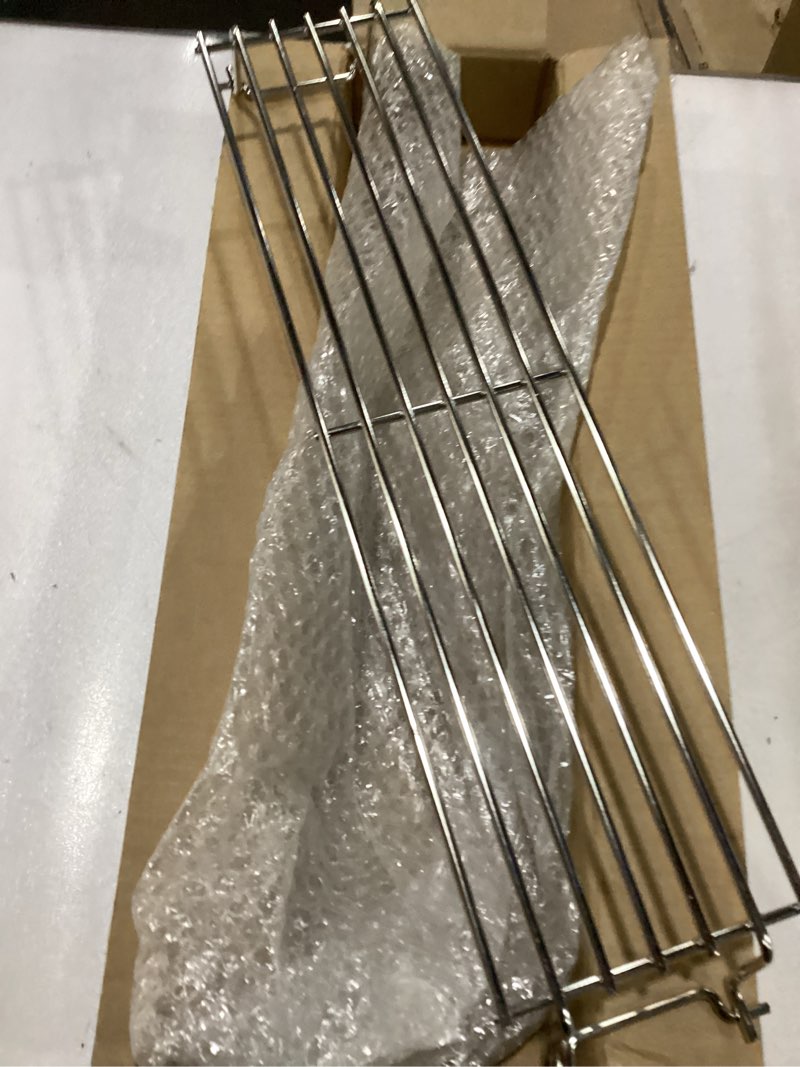 Condition photo showing New/Like New for Hisencn Stainless Steel Warming Rack for Weber Spirit 200 & Spirit II Series with Front Control Knob, Fits Spirit E210 S210 E220 S220 Gas Grills, Compatible with Weber 69866 67026 21.5" L For Spirit 200 with Front Knobs