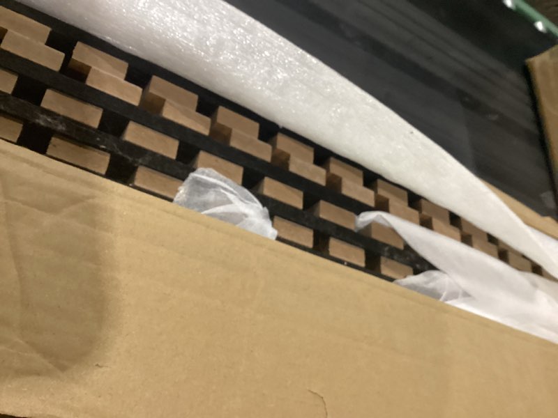 Condition photo showing New/Like New for art3d 4 pack 47.2 x 23.6in. wood slat acoustic panels for wall and ceiling - 3d fluted sound absorbing panel with wood finish - teak