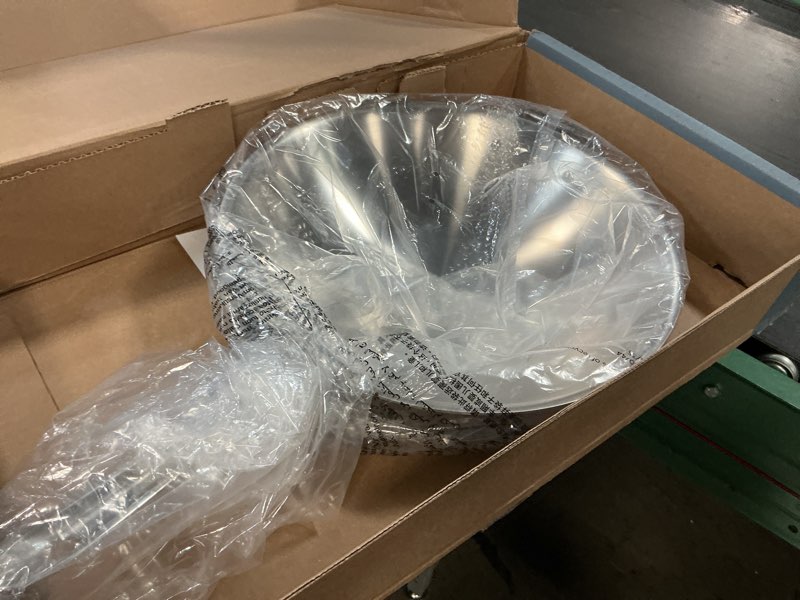Condition photo showing Good Condition for all-clad d3® stainless steel 14 inch wok pan- made in the usa- the original bonded professional cookware- oven safe & induction compatible