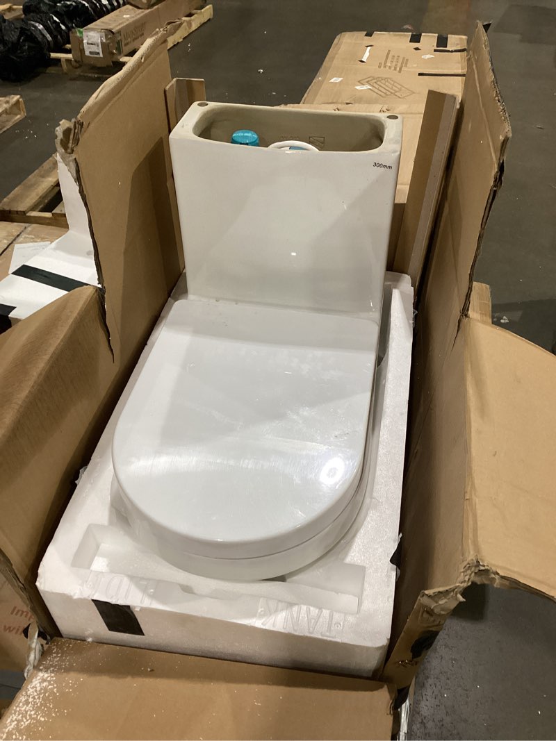 deervalley liberty compact toilets one-piece toilet with high-efficiency flush round toilet for space-saving floor mounted (seat included)