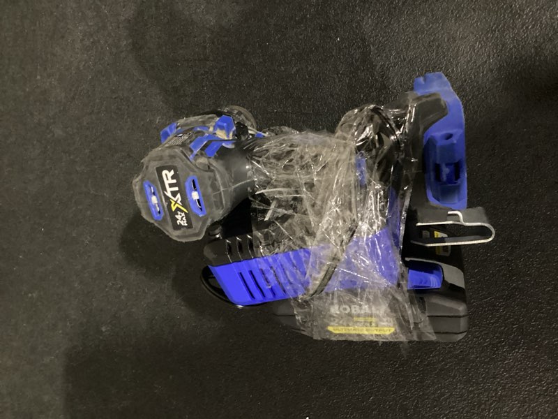 Condition photo showing As Is for kobalt 24-volt brushless cordless drill