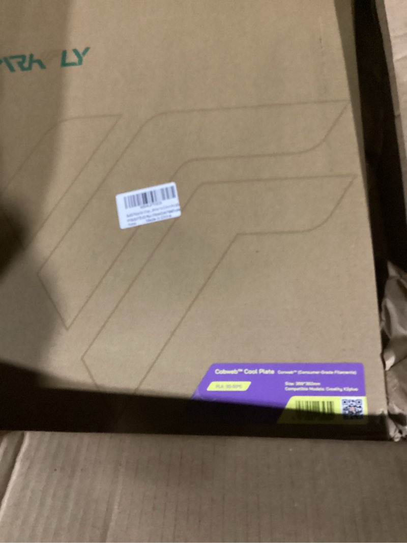 Condition photo showing Good Condition for fysetc build plate for creality k2 plus: upgraded k2p conweb cold bed dual textured pei pei sheet special for pla keep printing 720h saving energy 42kwh - 370mm/ 14.5 inch purple