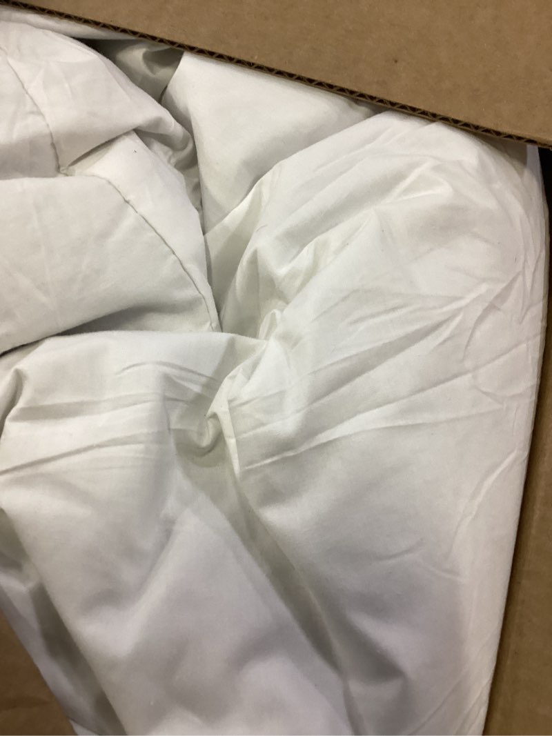 Condition photo showing Good Condition for 26x26 euro throw pillow inserts-down feather pillow inserts-cotton fabric-set of 2-white.