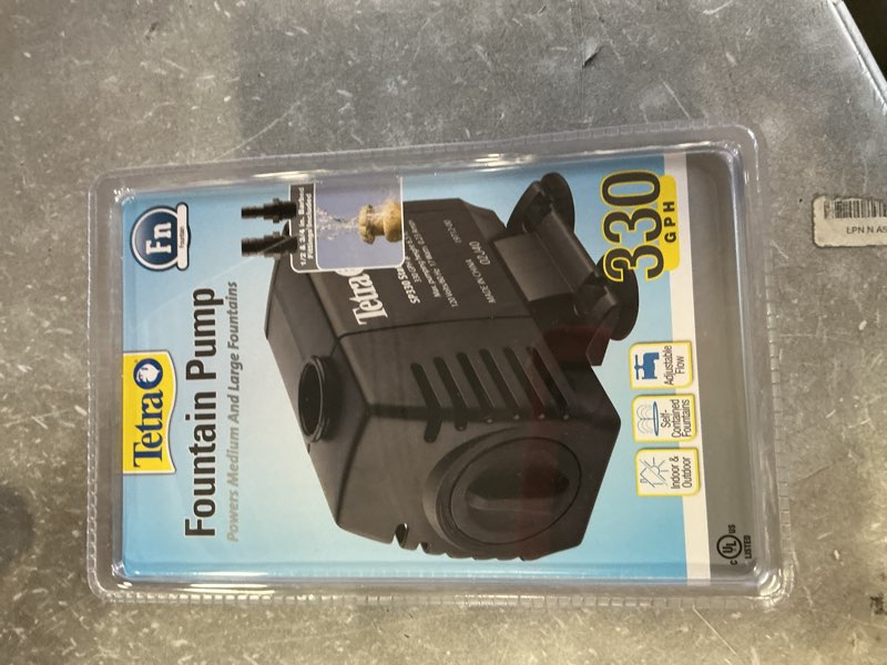Condition photo showing New/Like New for Tetra Pond Statuary Pump 330 GPH