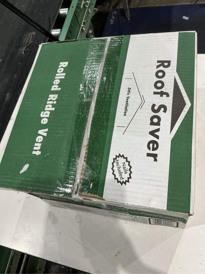 Condition photo showing As Is for roof saver roll vent