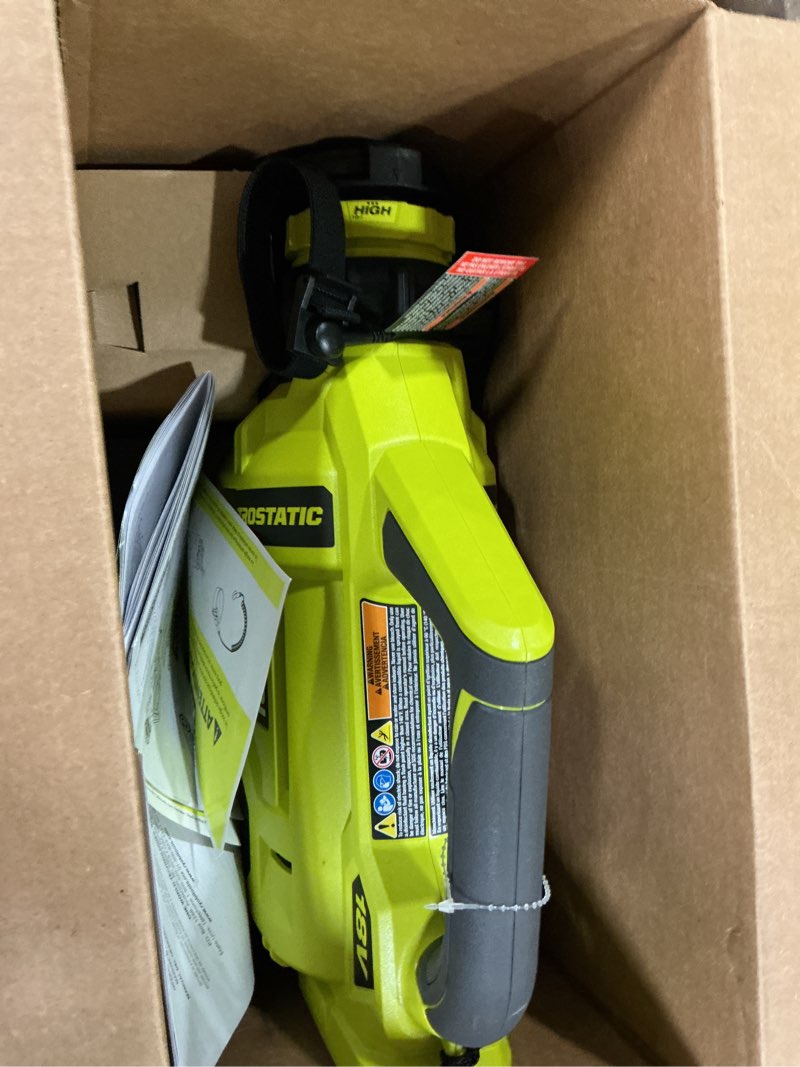 Condition photo showing New/Like New for one+ 18v cordless electrostatic 0.5 gal. sprayer (tool only)